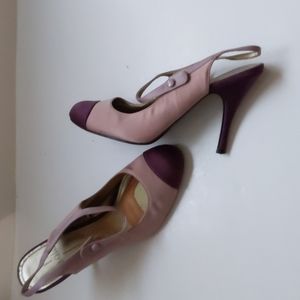 Linea Paolo lavender/purple slingback heels-sz 7 1/2M